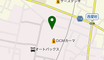 あかのれん愛西店の地図画像