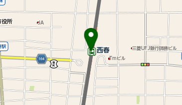 ECC外語学院西春校の地図画像