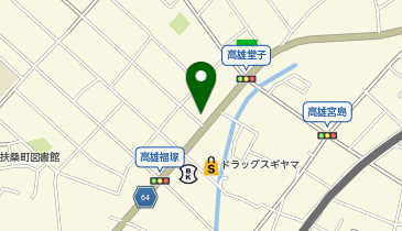 美容室アンジュの地図画像
