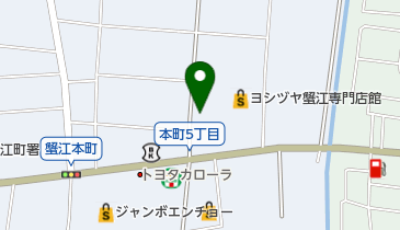 美容室ウィング蟹江店の地図画像