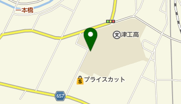 津工業高校 職員室の地図画像