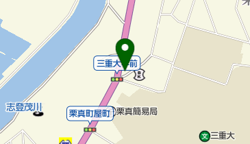 ヘアーズベリー三重大前店の地図画像