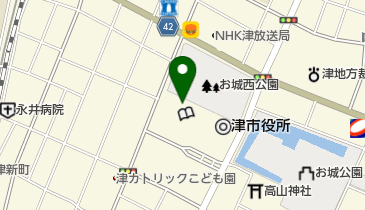 津市消防本部 警防室 消防防災指導センターの地図画像