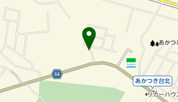 西川保歳日舞けいこ場の地図画像