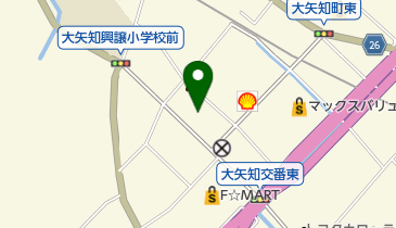 四日市調剤薬局 おおやち店の地図画像