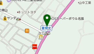 フーリエクラブ名張店の地図画像
