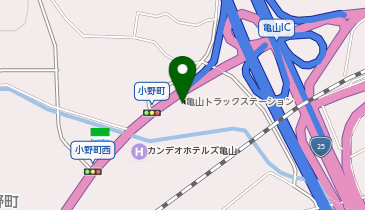 亀山トラックステーションの地図画像