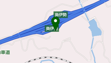 奥伊勢パーキングエリア 下り線の地図画像