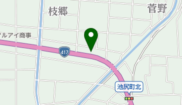 アフラック募集代理店矢野の地図画像