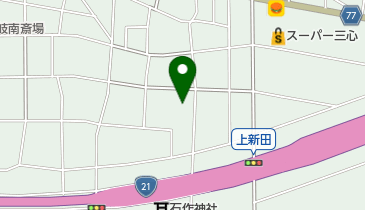 ぎふ家電の地図画像