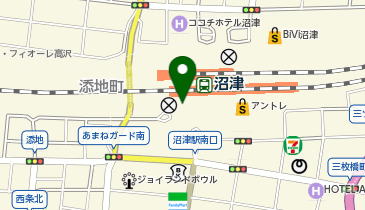 東海バストラベル沼津旅行センターの地図画像
