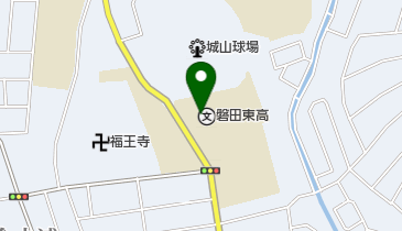 磐田東中学校高等学校サッカー部の地図画像