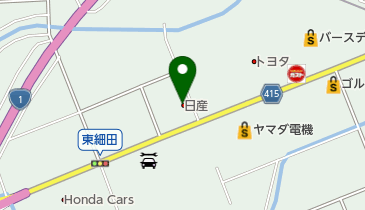 浜松日産自動車株式会社 セントラル掛川店の地図画像