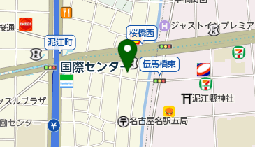 炭火焼肉とさや名駅店の地図画像