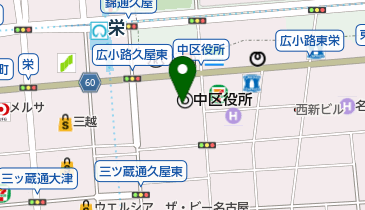 株式会社東急エージェンシー名古屋支社の地図画像