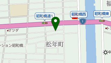 昭和橋モータースの地図画像