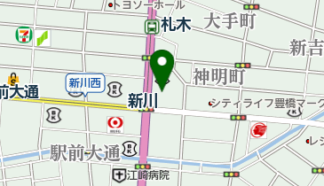 愛知火災共済協組豊橋出張所の地図画像