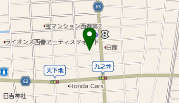 永田や佛壇店北名古屋店の地図画像