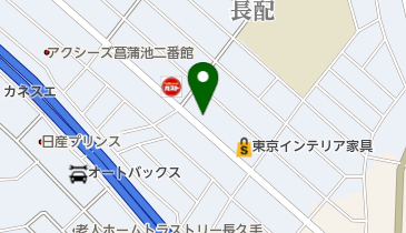 ながくて接骨院の地図画像