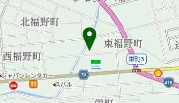 ガレージくるま屋の地図画像