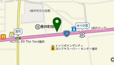 ほぐしま専科垂井大垣店の地図画像