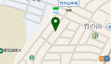 オリーブ薬局 竹の山店の地図画像