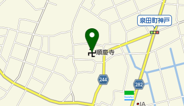 順慶寺の地図画像