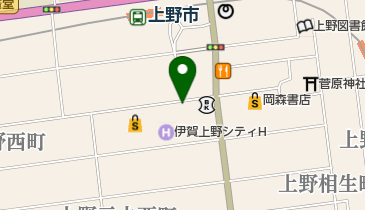 伊賀の国花市場の地図画像