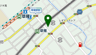 炭火串焼大将草薙店の地図画像