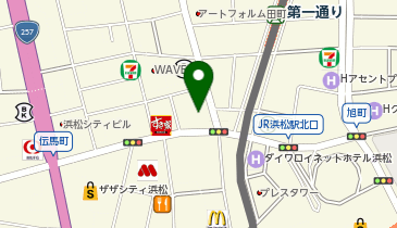 ヤマハミュージックリテイリング浜松店の地図画像