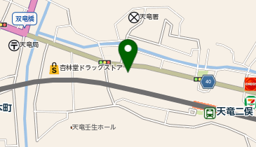 櫻乃苑 浜松天竜の地図画像