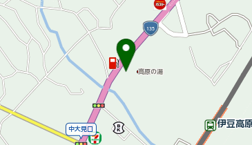 リラクゼーションHANA伊豆高原の湯店の地図画像