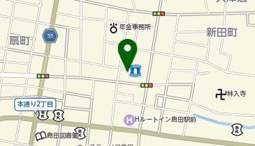 杉浦針灸療院の地図画像