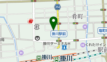 かけがわ健康ミルクの地図画像