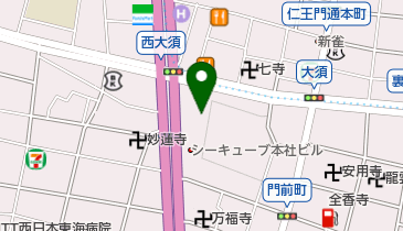 レオニダス名古屋大須店の地図画像