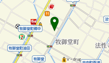 岡崎南動物病院 まきみどう院の地図画像