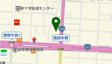 CPサロン茜部店の地図画像