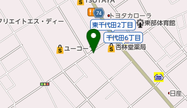 うばざわ治療院の地図画像