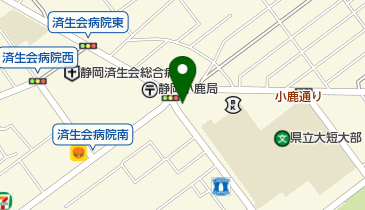 ヘアーサイトムービズ小鹿店の地図画像