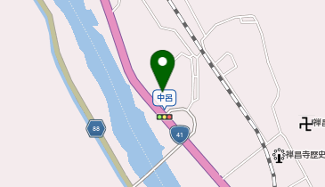 オートランドマルイケ下呂店の地図画像