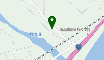 興津東町自治会館の地図画像