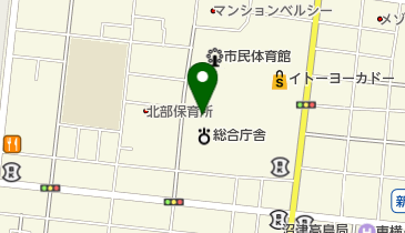 東部健康福祉センター・東部保健所 総務課の地図画像