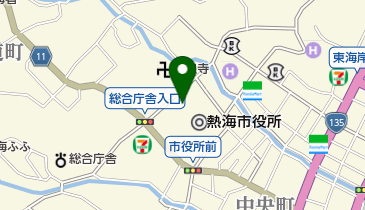 熱海市役所 公営企業部 水道温泉課 経営企画室の地図画像