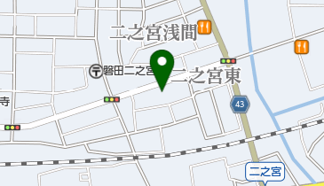 レジデンス二之宮の地図画像