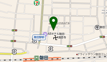 磐田整体・けんこう堂の地図画像