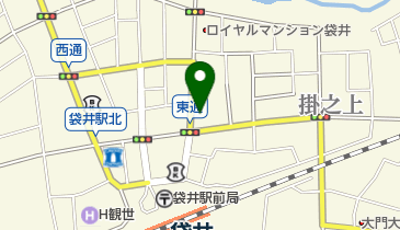 クローバー袋井店の地図画像