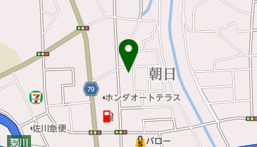 オーロラの地図画像