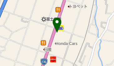 魚がし鮨流れ鮨伊豆の国大仁店の地図画像