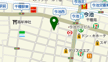 ヘアーオブジェHOZAKIの地図画像