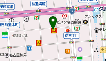 質屋かんてい局 名古屋錦三丁目店の地図画像